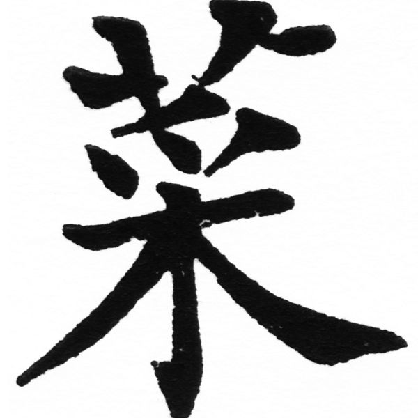 (2/2)風行正楷銅模初號「蔡」字體
