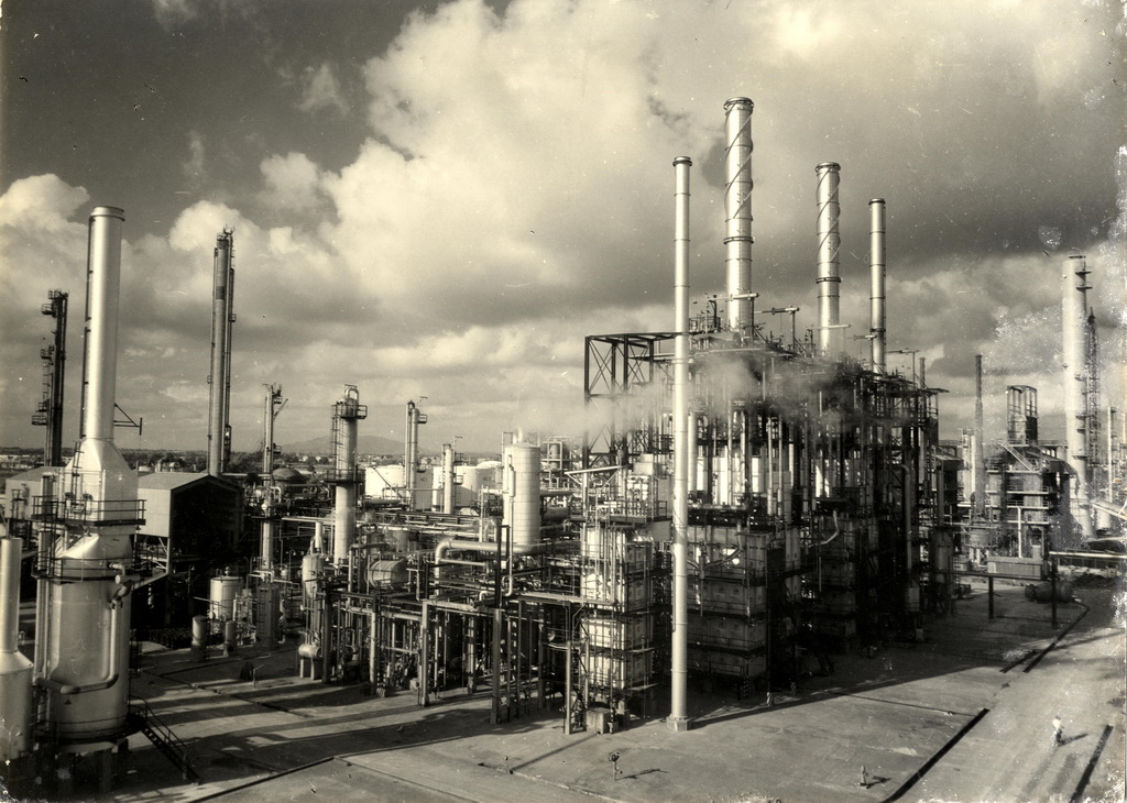 The whole view of the first naphtha cracker in 1968