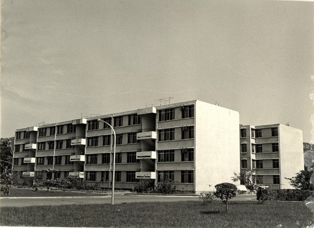 Four-story employee dormitory built in 1970