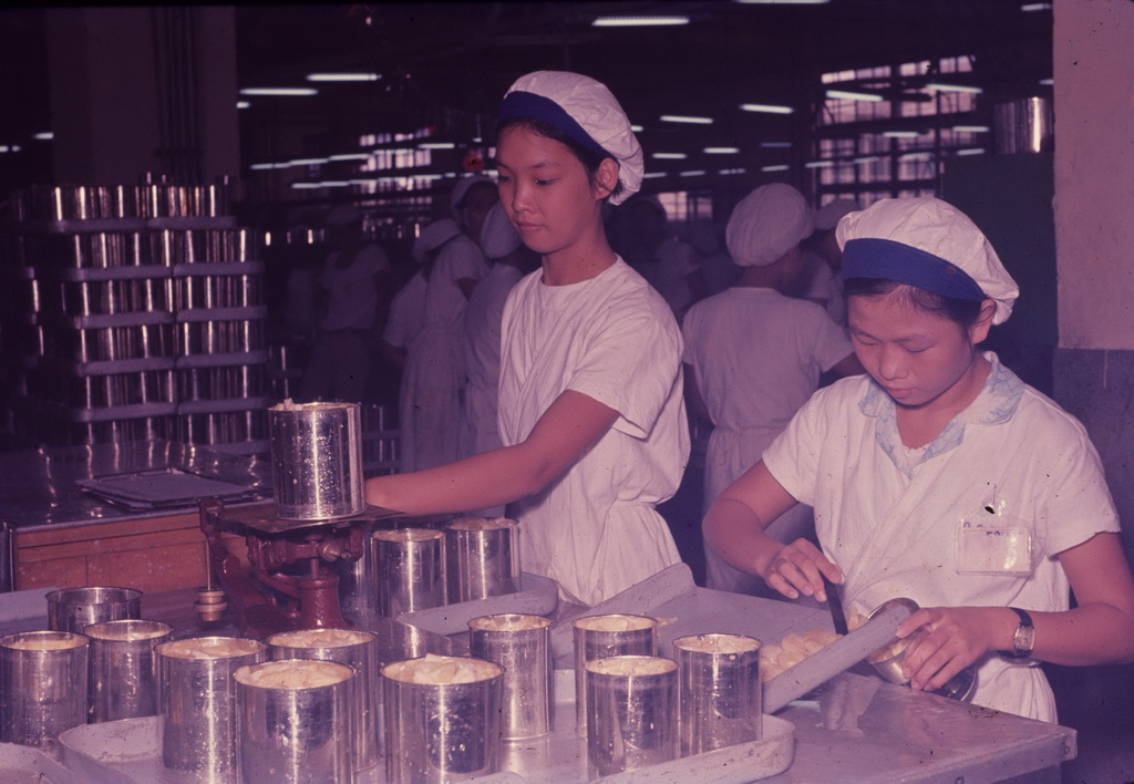 Working scene in the pineapple factory, 14