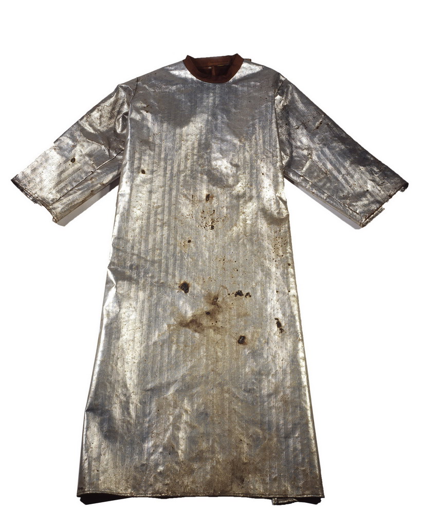 Clothes with aluminum foil