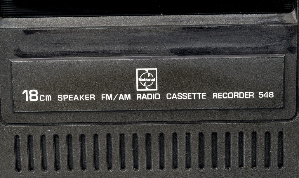 (3/3)國際牌卡式收錄音機 ╱ National Panasonic Radio cassette recorder 548