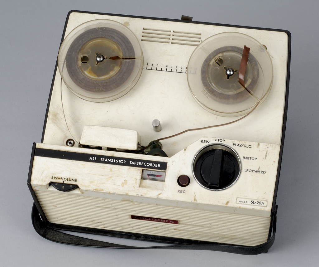 (2/3)哥倫比亞電晶體磁帶式錄放音機 ╱ Columbia all transistor taperecorder